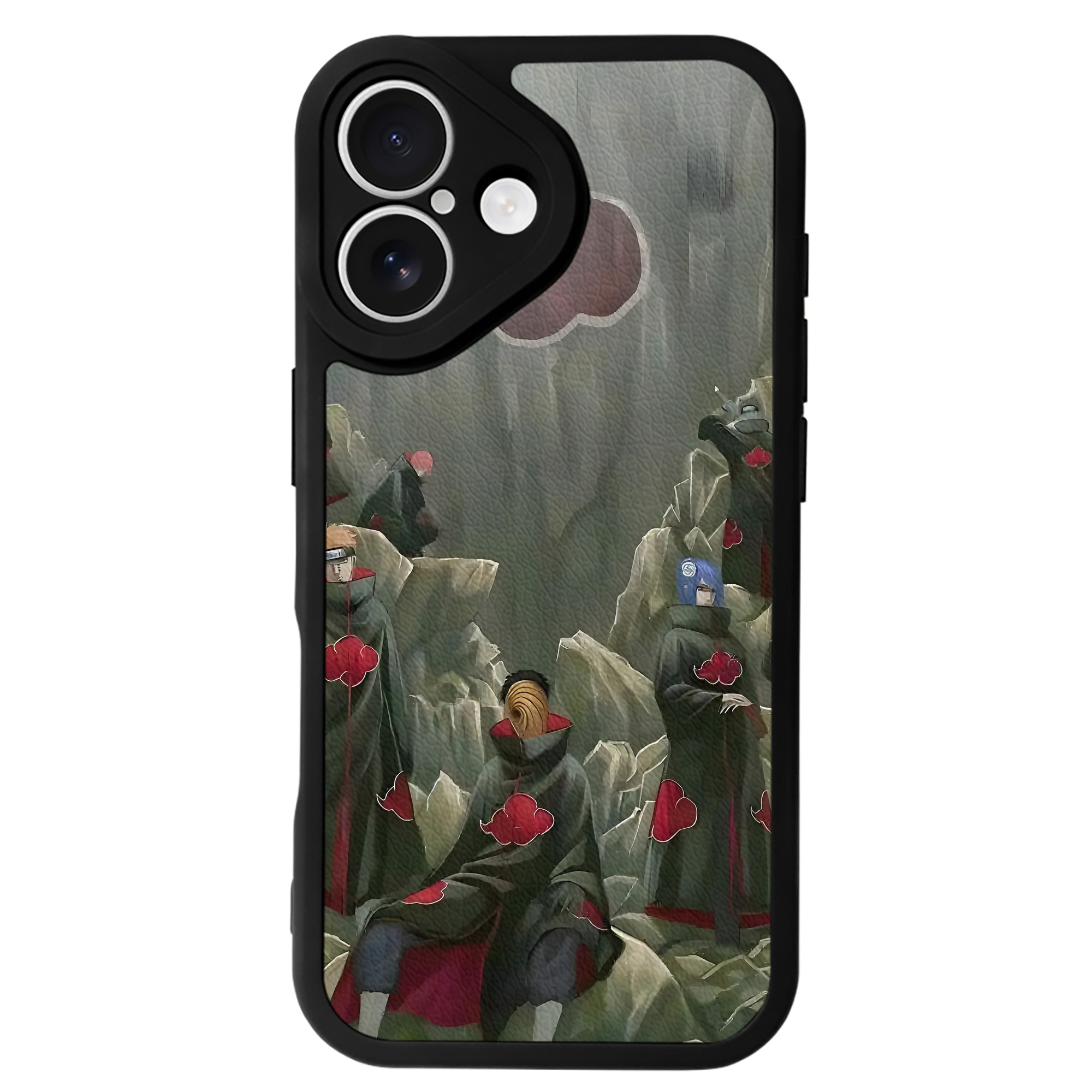 （画像用） NARUTO -ナルト- NARUTO -ナルト- 疾風伝 【iPhone 16シリーズ対応】シリコンスマホケース（レザー調） 材質：シリコン
